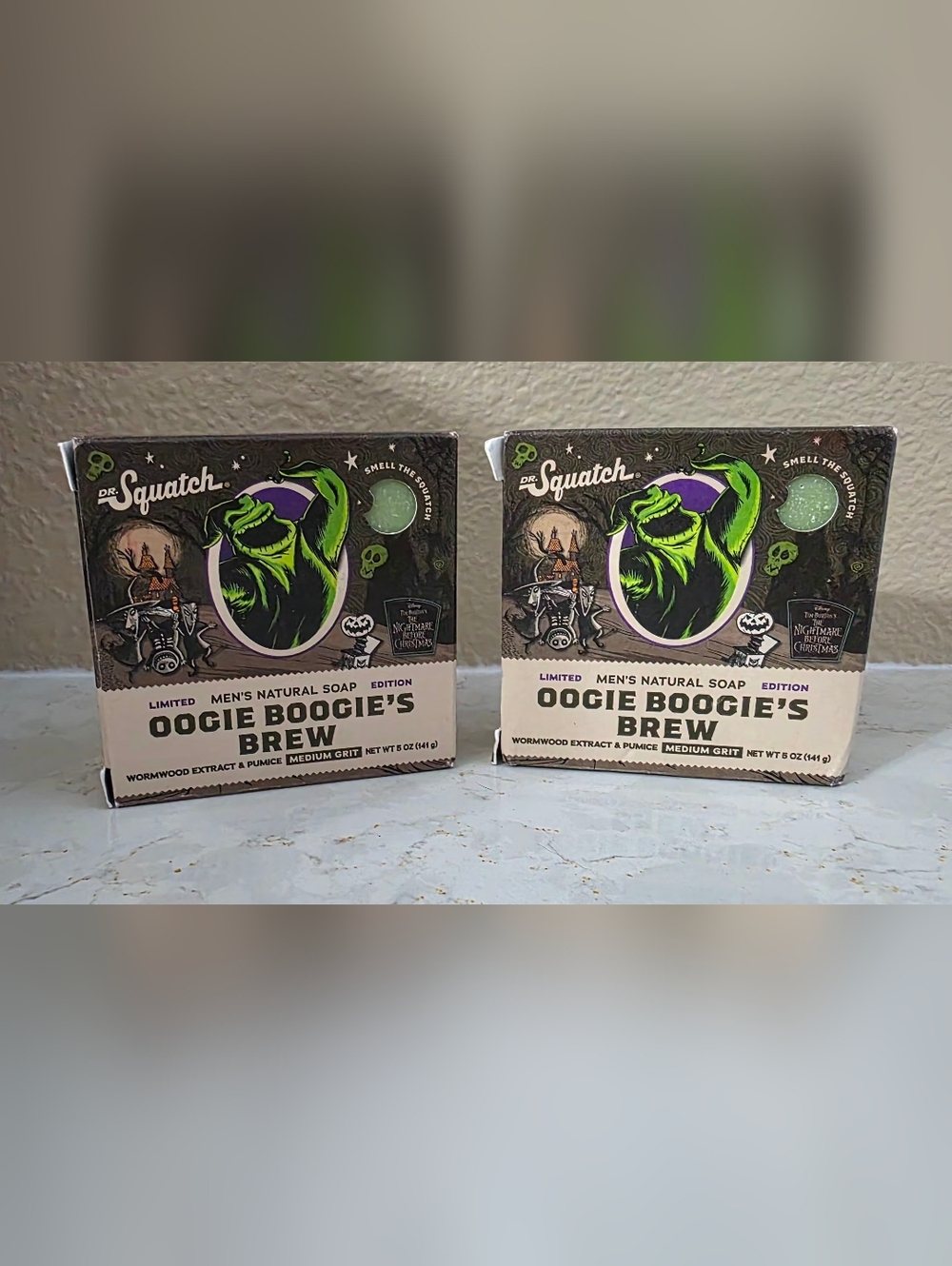 NEW Dr. Squatch Oogie Boogie's Brew Men's Natural Soap - 2 Pack